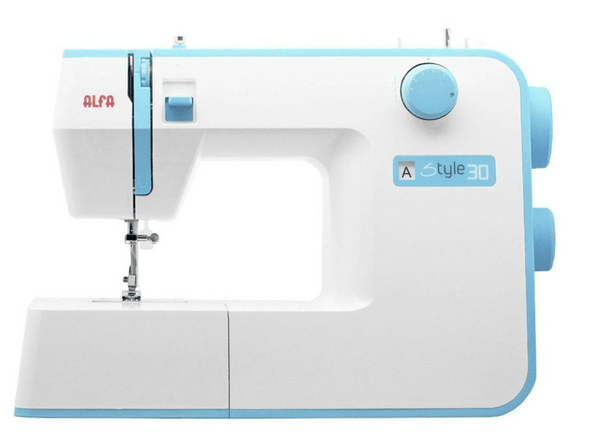 Máquina de coser Alfa STYLE 30 19 Puntadas Luz LED 70 W Blanco
