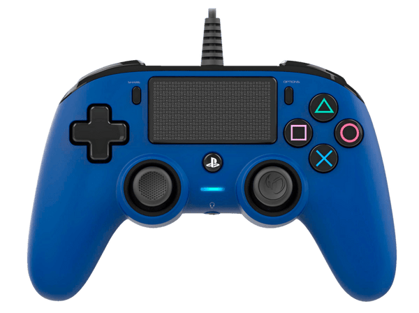 Mando Nacon PS4 Controller con cable Azul