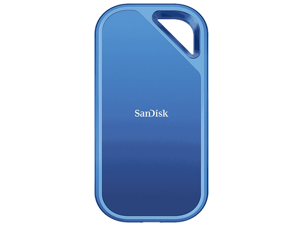 Disco duro SSD externo 1 TB Sandisk Creator Pro Portable SSD Hasta 2000/MBs de lectura IP65 USB-C Azul
