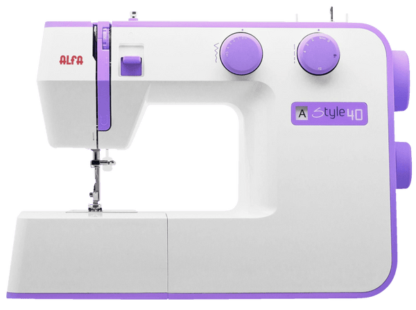 Máquina de coser Alfa STYLE 40 31 Puntadas Luz Led Incluye funda protectora