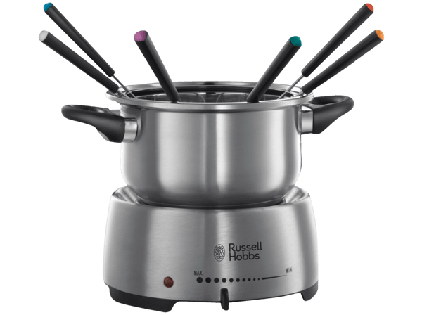Fondue Russell Hobbs Fiesta 2 L Con 6 tenedores Indicadores encendido Inox