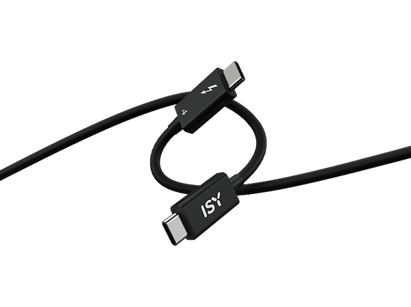Cable ISY IUC-1030 USB-C a Thunderbolt 4 0.8m 40 Gbps 8K@60Hz Negro