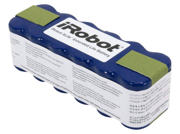 Recambio iRobot ROOMBA XLife Extended Battery batería con doble ciclo de limpieza para la gama
