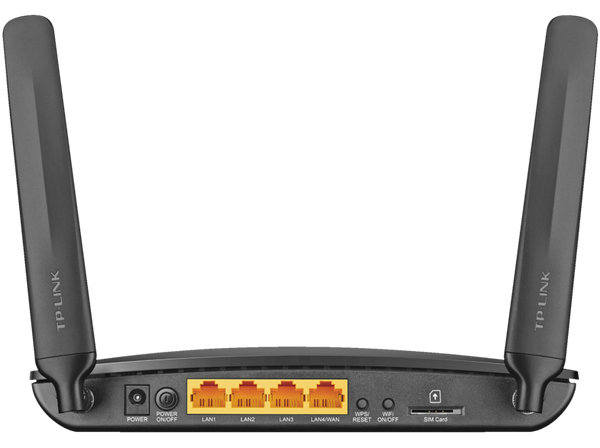 Router inalámbrico 4G TP-Link TL-MR6400 300 Mbps Banda ancha 4G LTE Negro