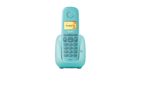 Teléfono Gigaset A180 Pantalla 1.5 50 contactos Identificador llamadas Rellamada Azul