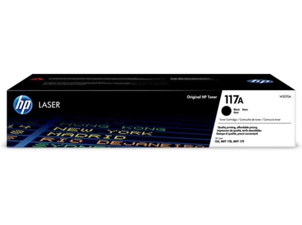 Tóner HP 117A Negro W2070A