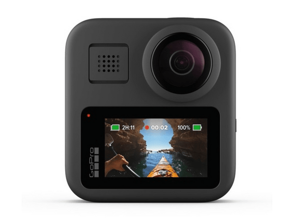 Cámara deportiva GoPro Max Vídeo 5.6K 30 16.6 MP Slo-Mo 2x Max HyperSmooth Sumergible 5m GPS Negro
