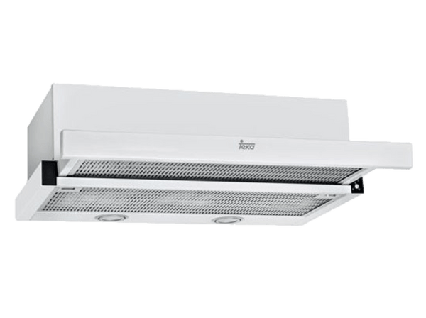 Campana Teka CNL 6415 W Extraíble 385m³/h 2 velocidades + intensiva Blanco