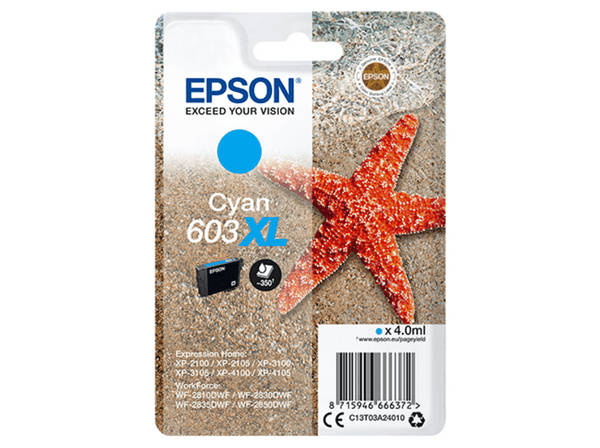 Cartucho tinta Epson Cyan 603XL