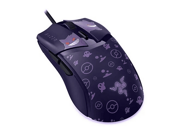 Ratón gaming Razer Pokemon Cobra Gengar Edition  Con cable  8500 dpi  Morado