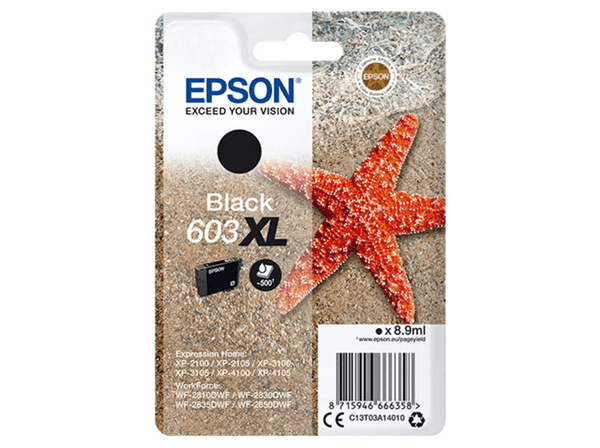 Cartucho tinta Epson Negro 603XL