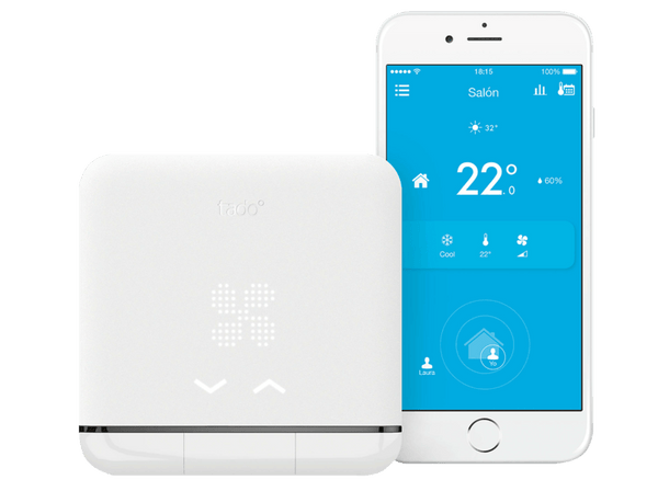 Termostato Tadoº Climatización inteligente V2 Táctil Controlador de Aire Acondicionado LED Infrarrojos