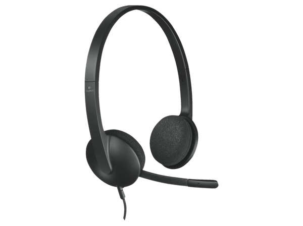Auriculares con cable Logitech Headset H340 conexión USB 2.0 y micrófono