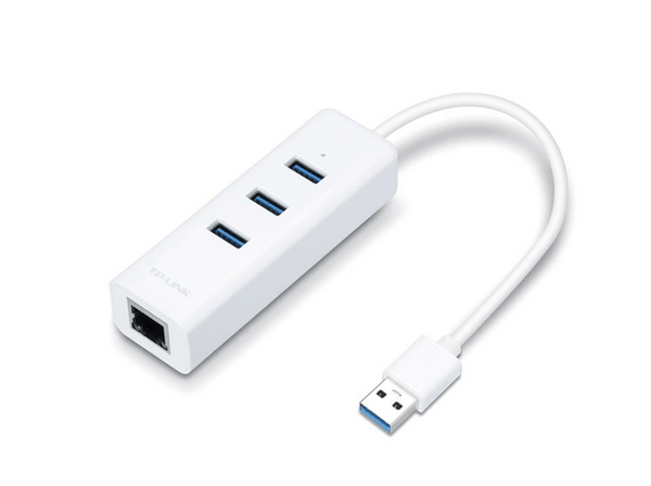 Adaptador USB TP-LINK UE330 USB 3.0 (3.1 Gen 1) Type-A 1000Mbit/s Color blanco nodo concentrador