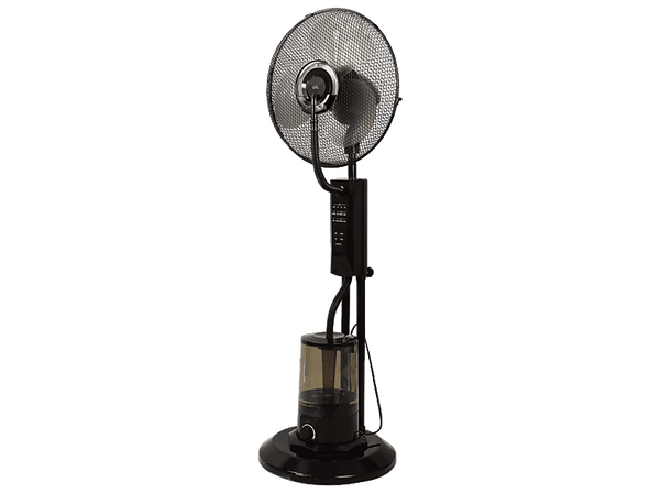Ventilador de pie ok. OSFW 407526 B ES 75W 3 Velocidades Motor AC Función nebulizador de agua Temporizador 7.5h Negro