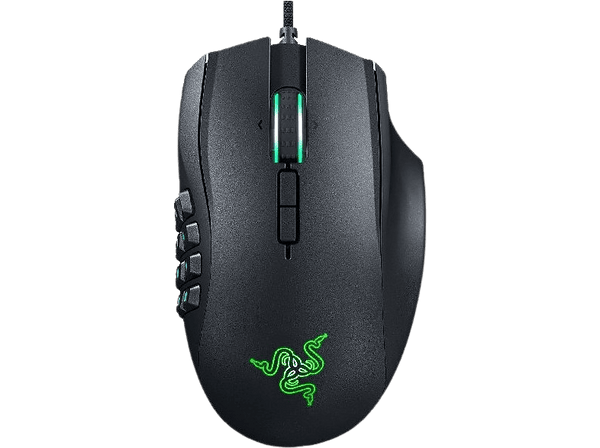 Ratón gaming Razer Naga Trinity 16000DPI USB Óptico 19 botones personalizables Negro y verde