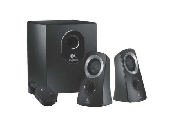 Altavoces para PC Logitech Speaker System Z313 con subwoofer Entrada jack 3.5 mm 25 W Negro