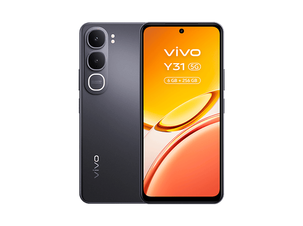 Móvil vivo Y31 Glowing Black 256GB 6GB RAM 6.72 LCD Qualcomm Snapdragon® 4 Gen 2 6500 mAh