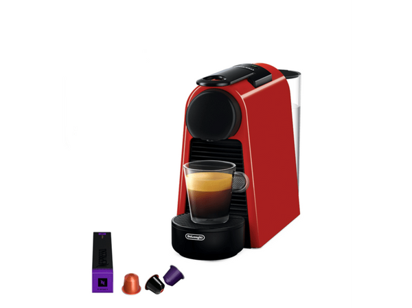 Cafetera de cápsulas Nespresso® De Longhi EN85R Essenza Mini 19 bares 0.6 l Rojo rubí