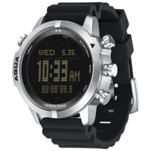 North Edge Aqua Negro Reloj de Buceo
