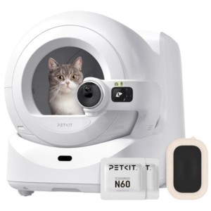 PETKIT Purobot Ultra Arenero Autolimpiable 70 L con App y Cámara IA 10 kg